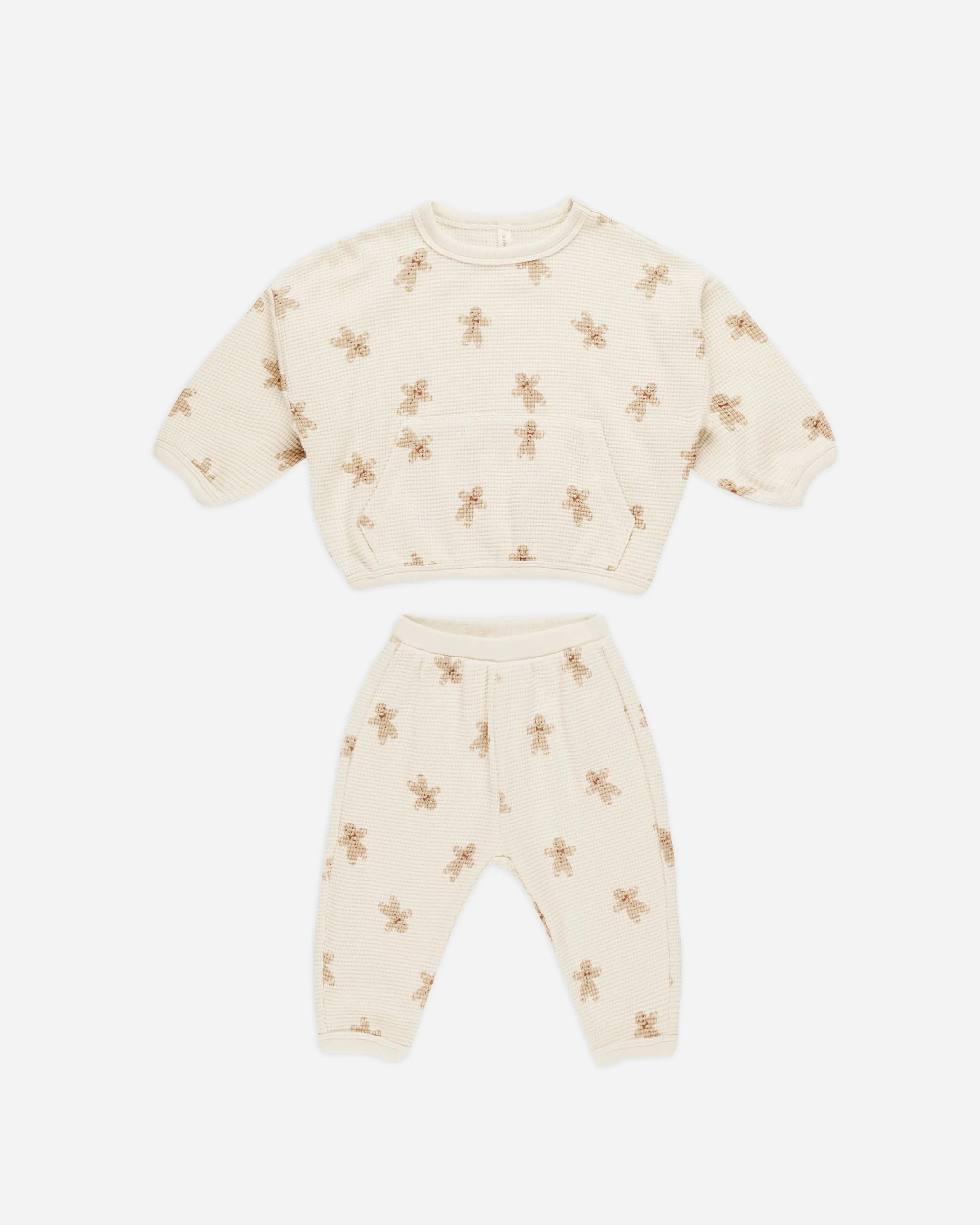 Waffle Slouch Set || Gingerbread
