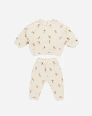 Waffle Slouch Set || Gingerbread