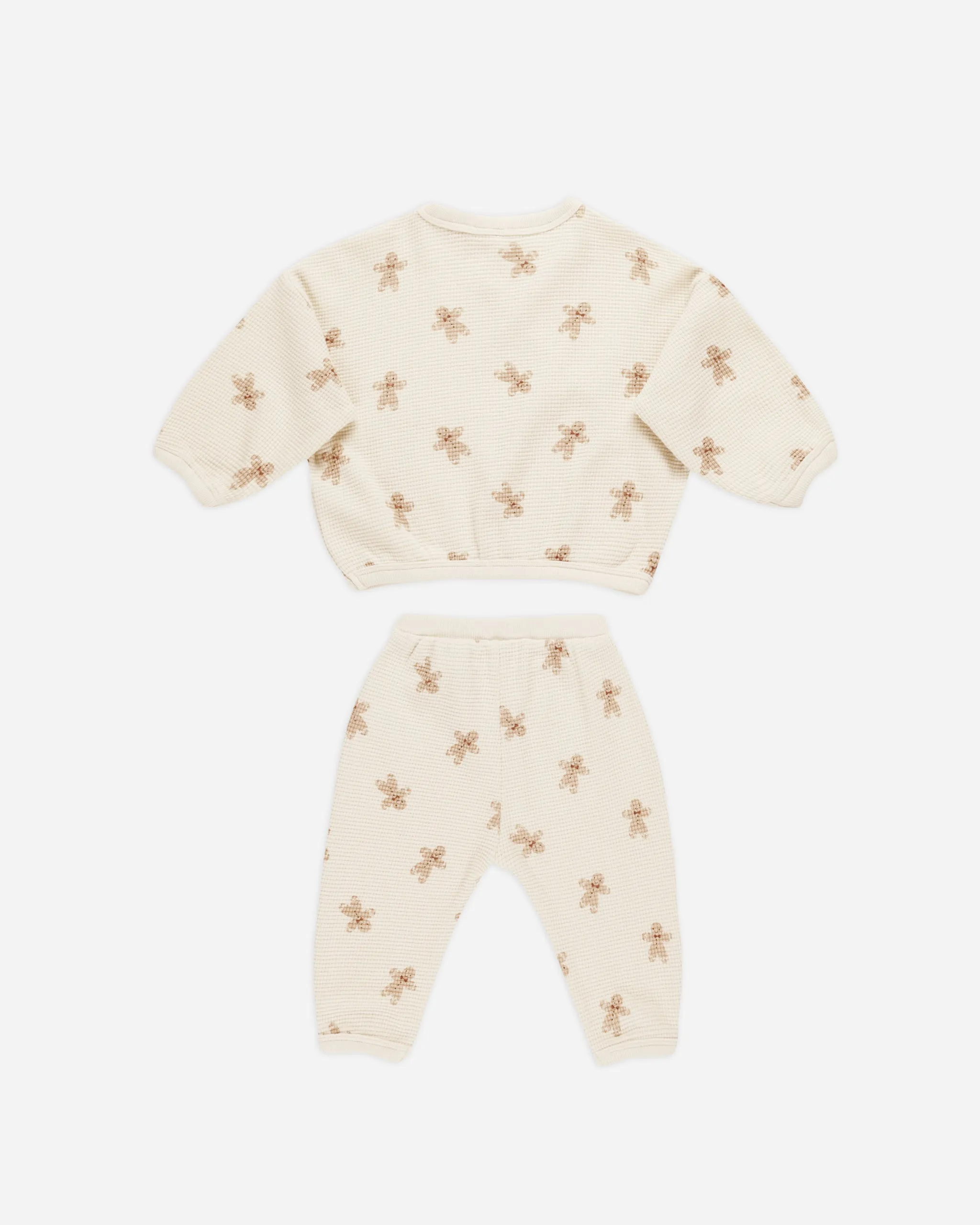 Waffle Slouch Set || Gingerbread