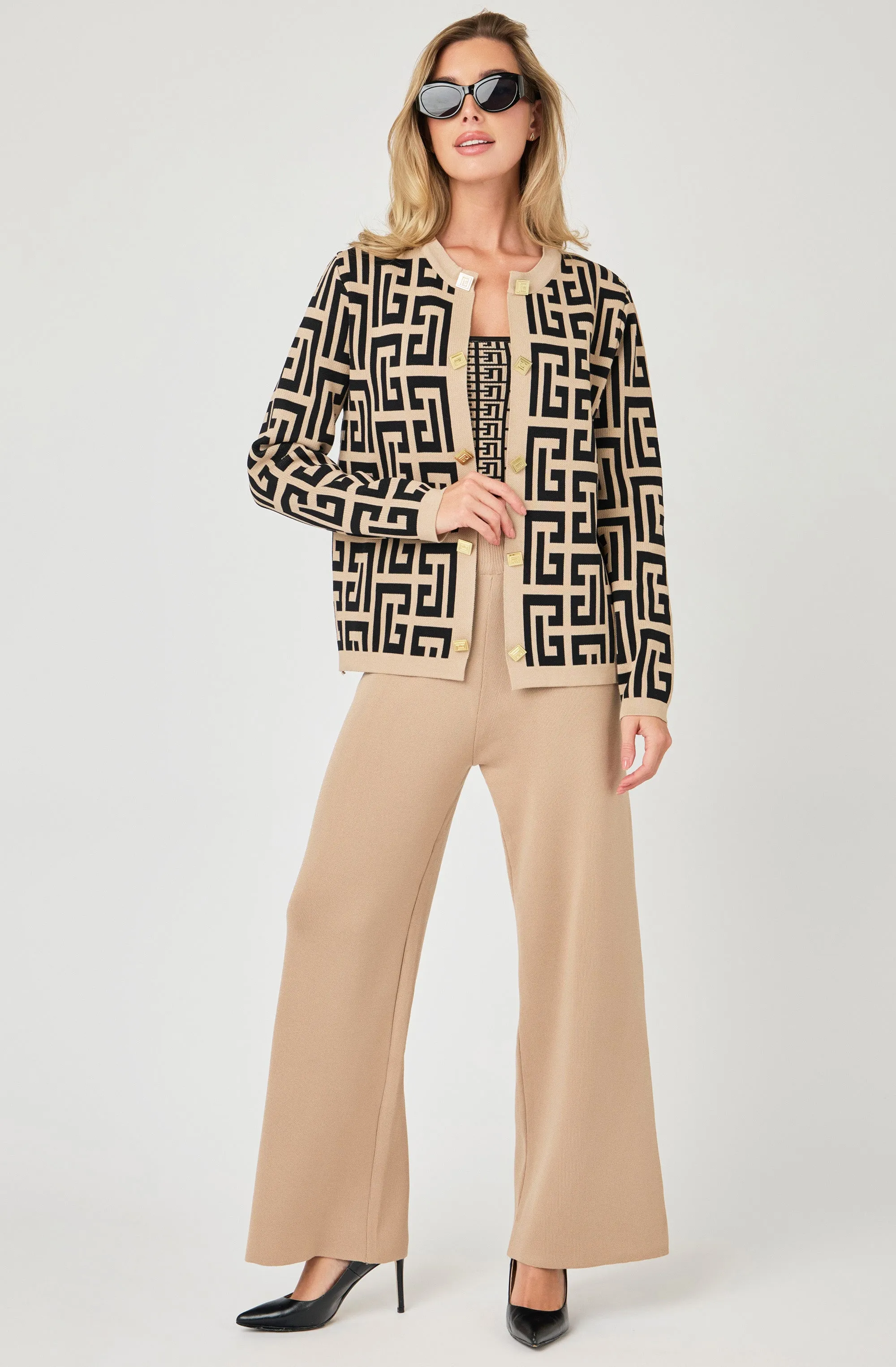 Wide Leg Knit Pants