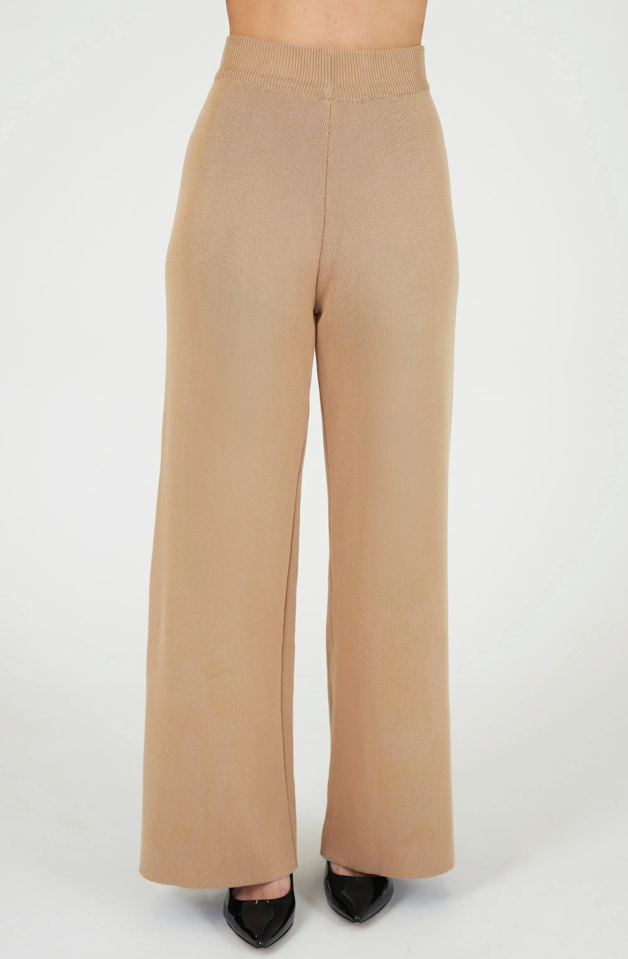 Wide Leg Knit Pants