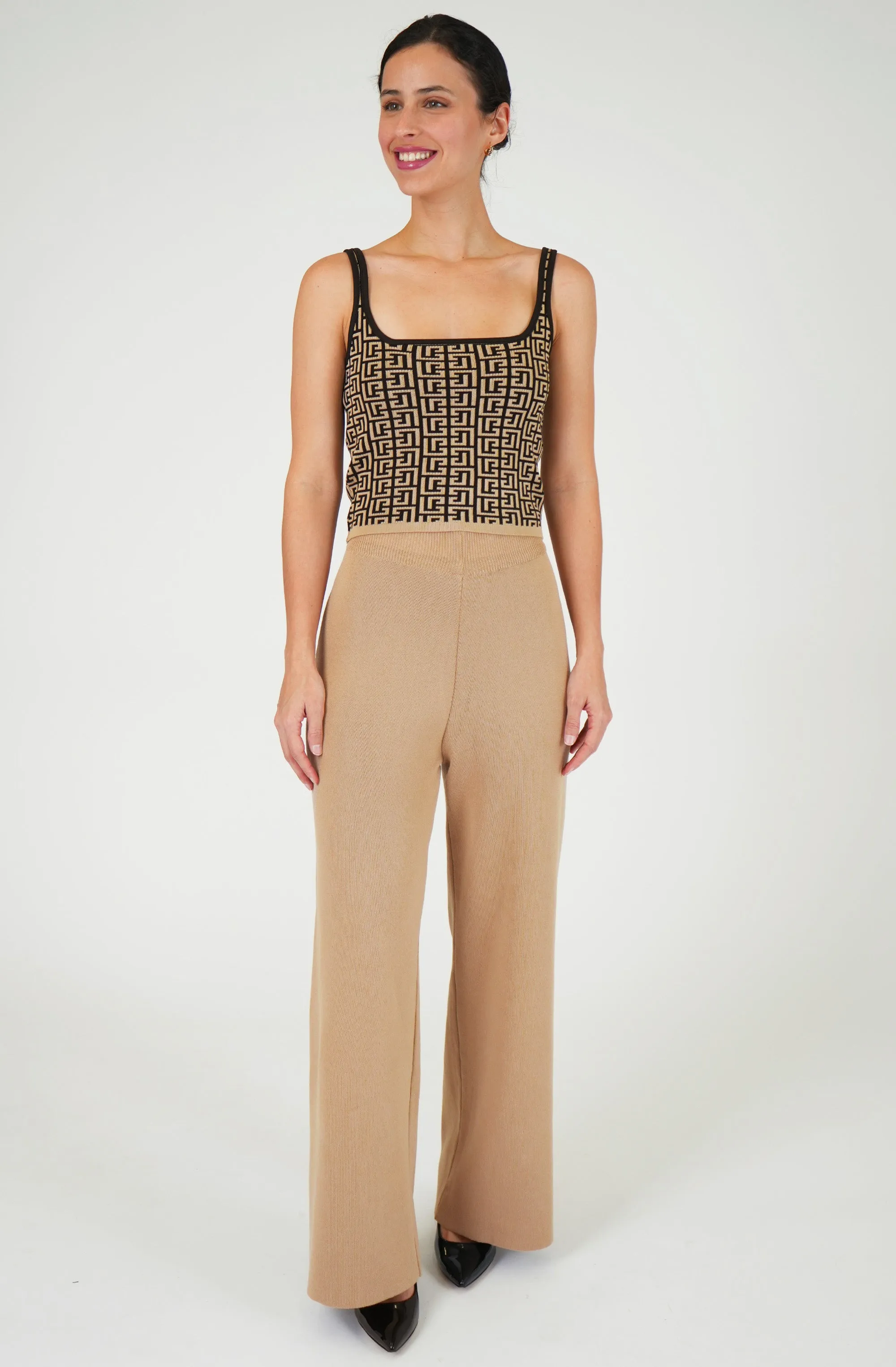 Wide Leg Knit Pants