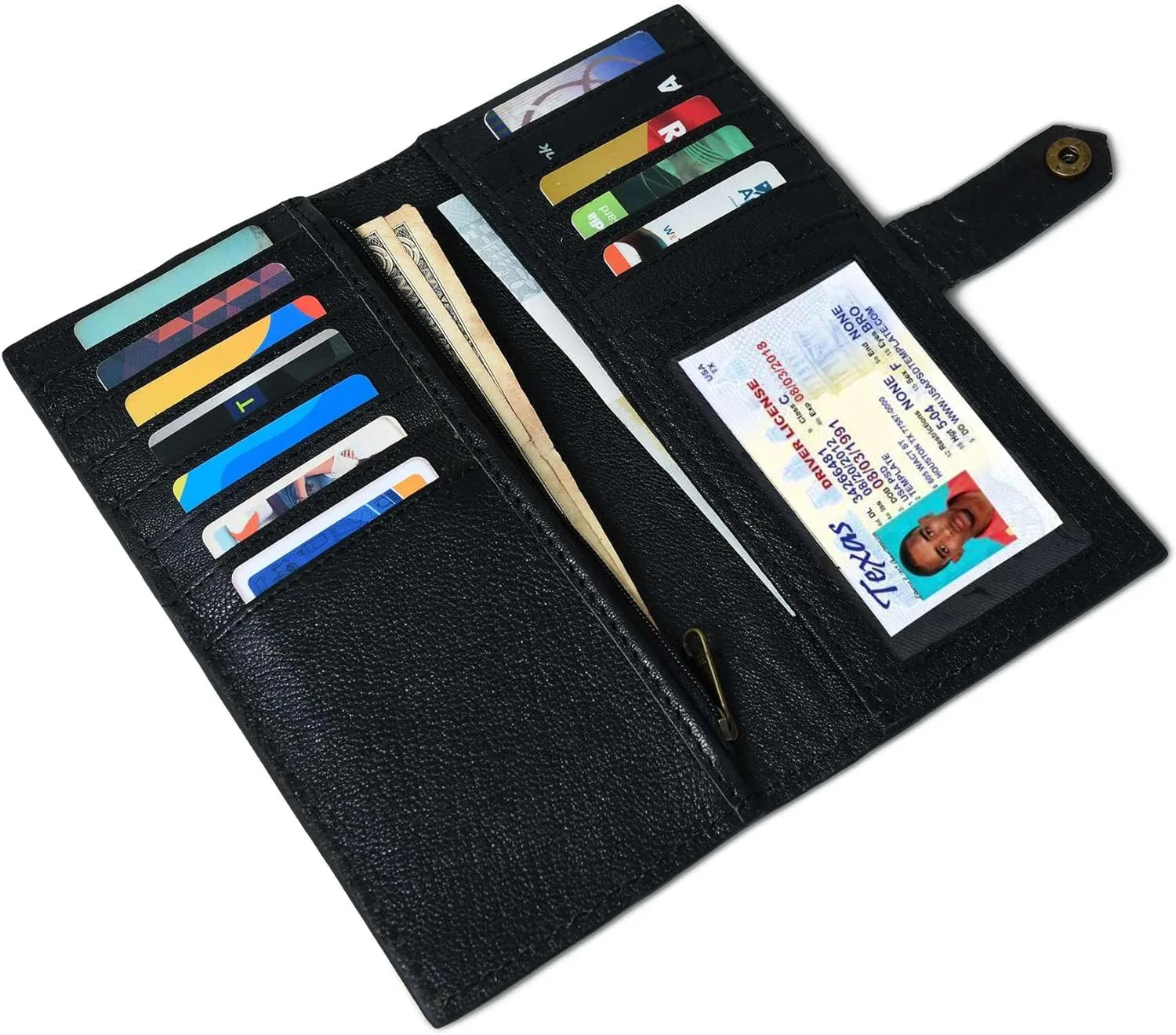 Wild West Cowhide Hair On Women Leather Bifold Wallet Best Idea for Gifting Wallet
