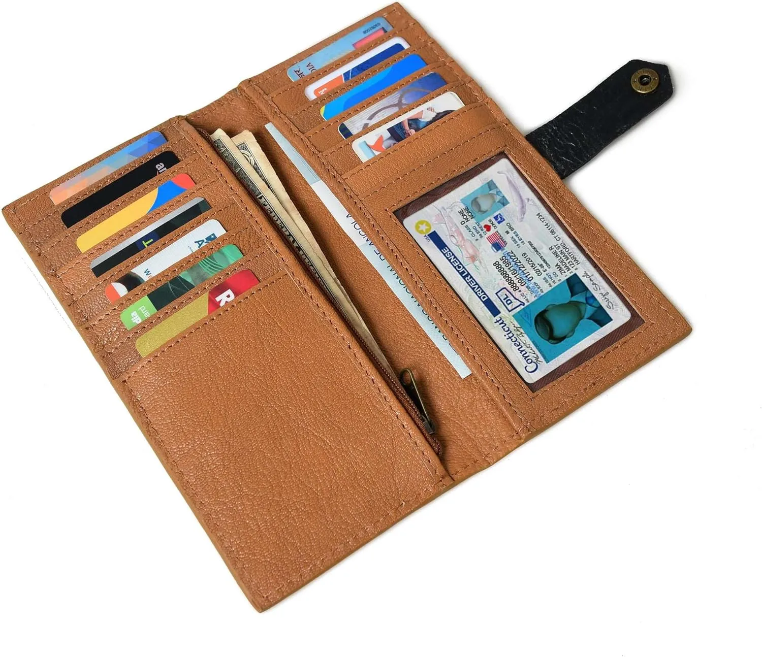 Wild West Cowhide Hair On Women Leather Bifold Wallet Best Idea for Gifting Wallet