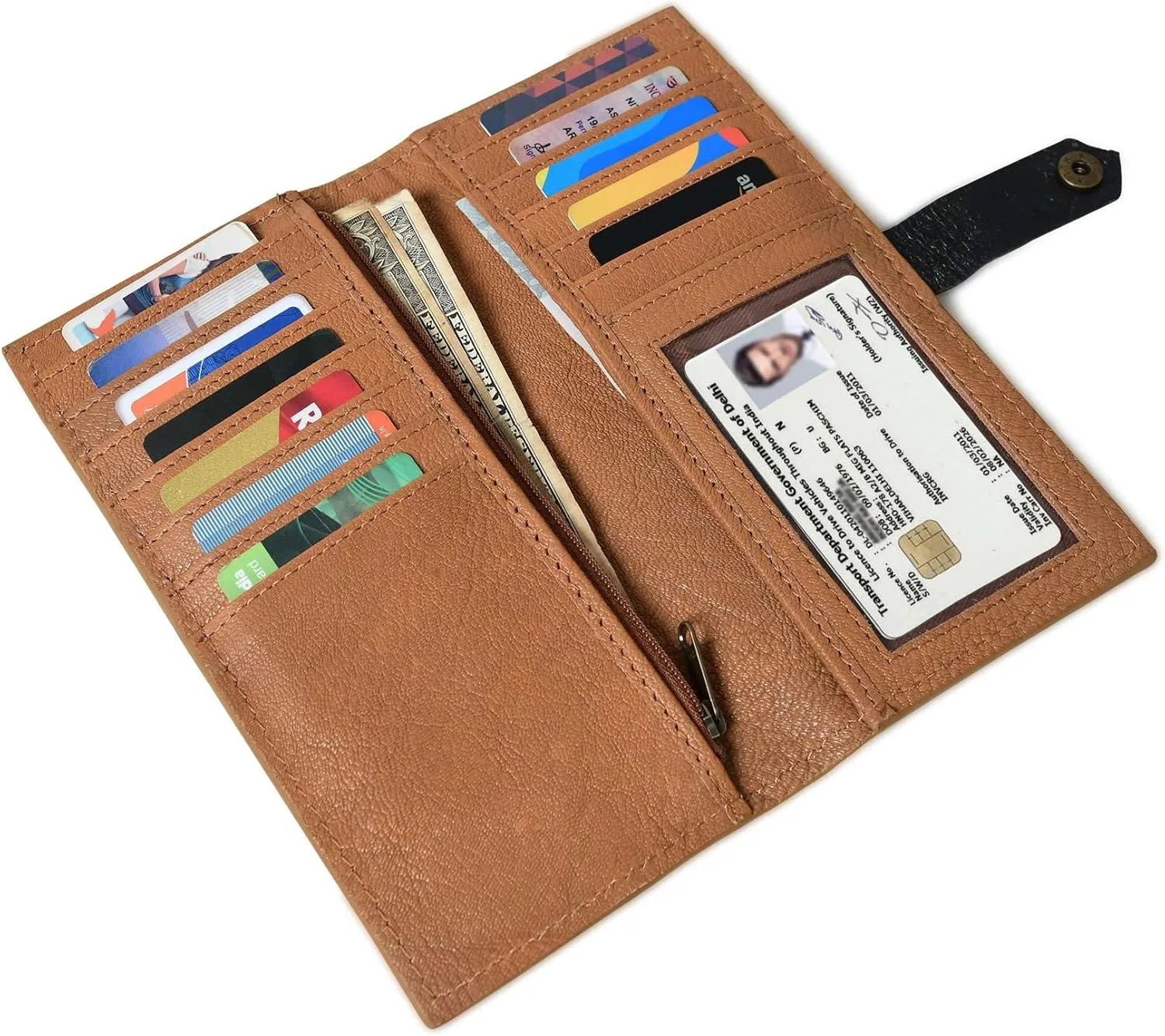 Wild West Cowhide Hair On Women Leather Wallet Best Idea for Gifting Bifold Wallet