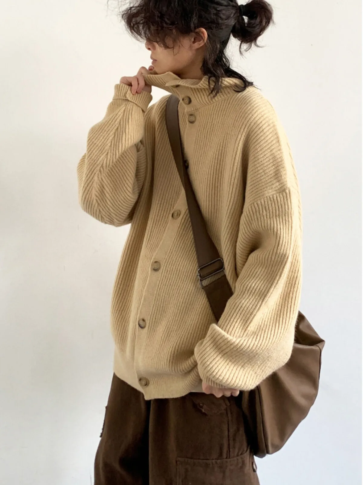 WLS Retro Single Breasted Cardigan