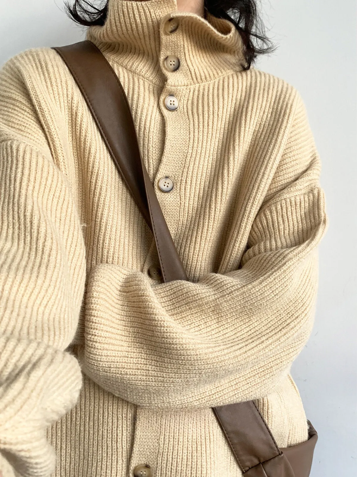 WLS Retro Single Breasted Cardigan