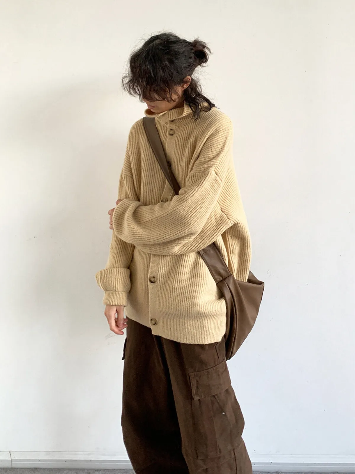 WLS Retro Single Breasted Cardigan