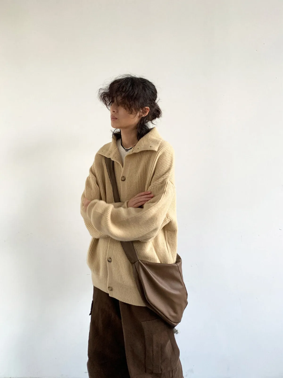 WLS Retro Single Breasted Cardigan