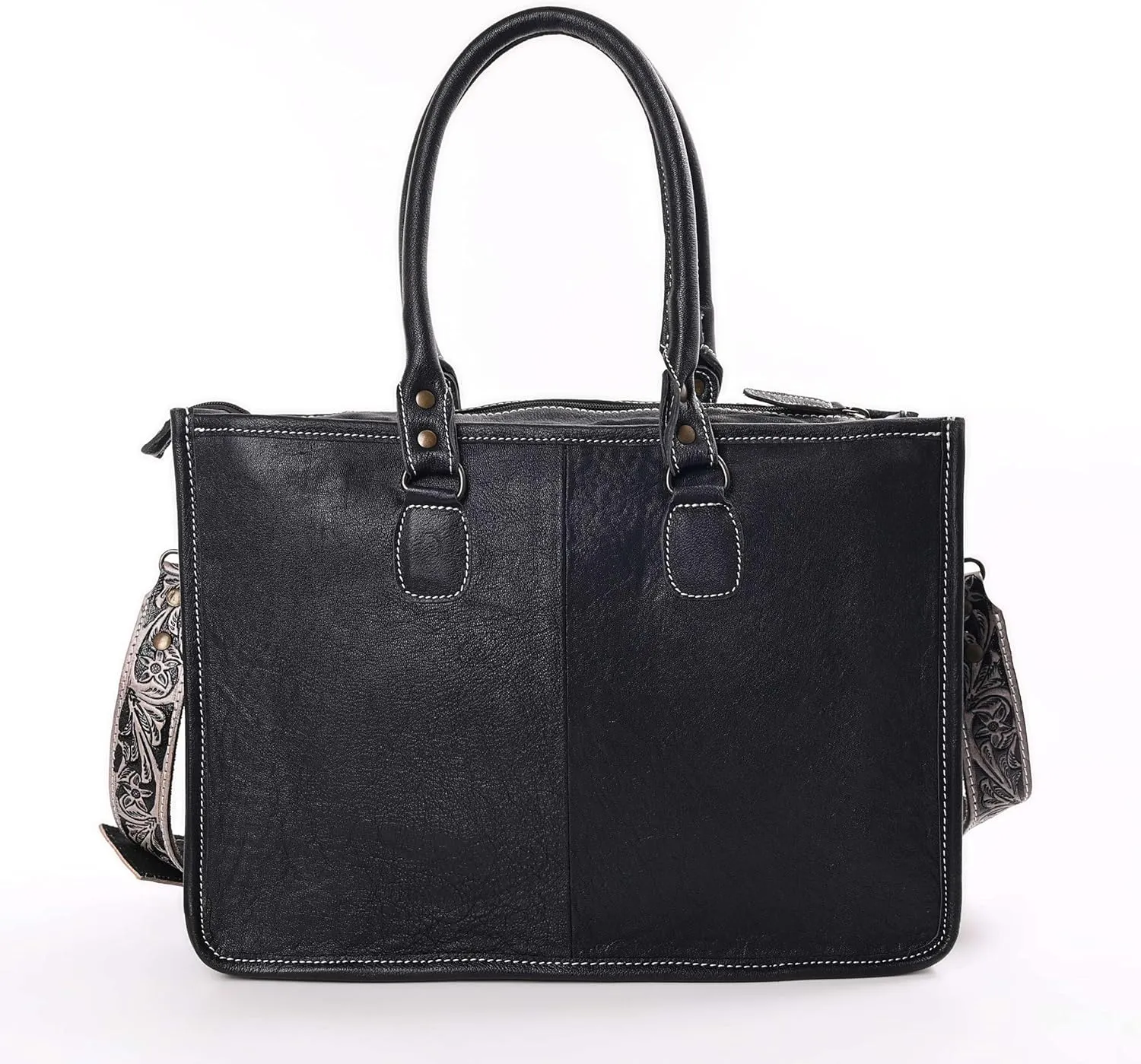 Women Natural Cowhide Leather Hand Bag With Adjustable Detachable Strap Leather Massenger Handbag Purse Sling Bag