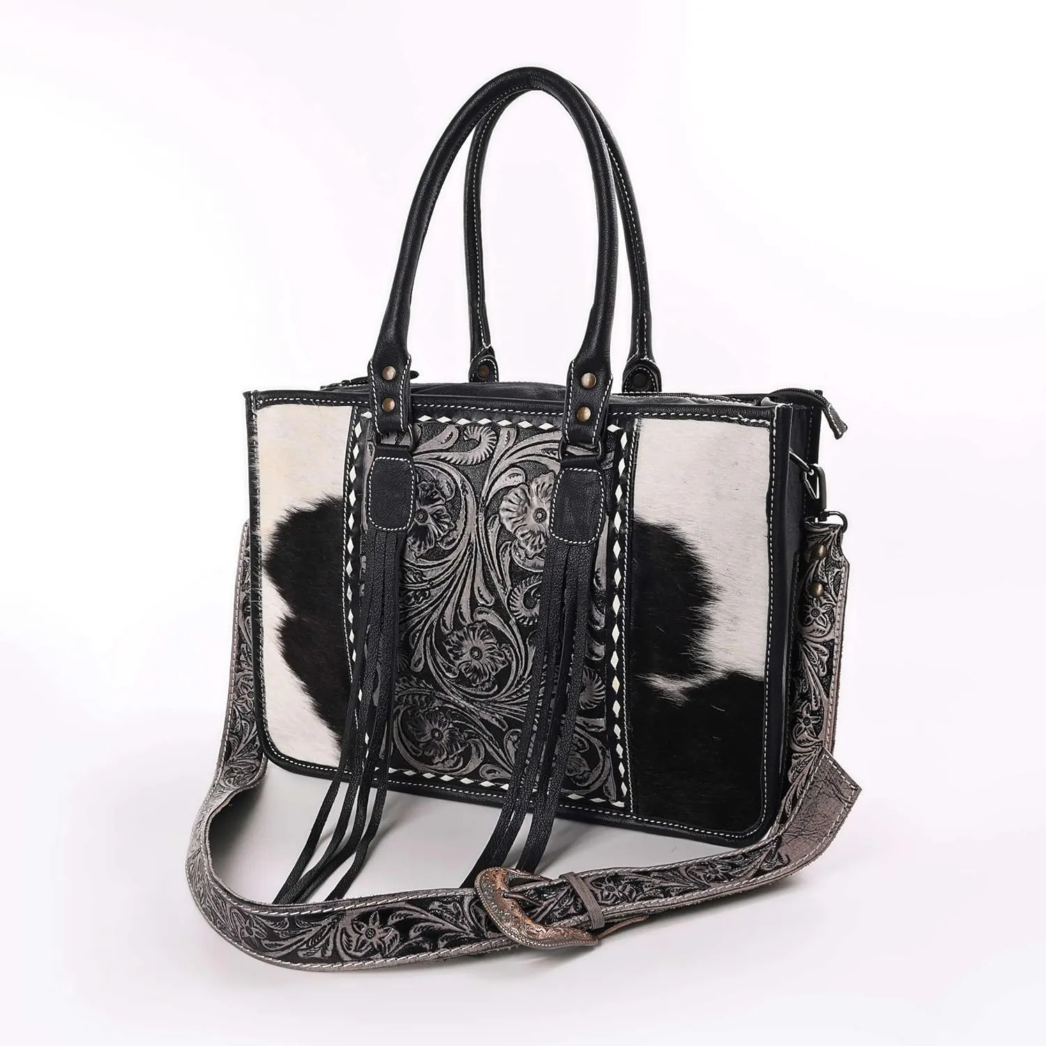 Women Natural Cowhide Leather Hand Bag With Adjustable Detachable Strap Leather Massenger Handbag Purse Sling Bag