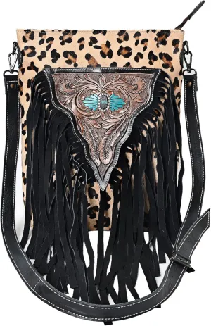 Women Natural Cowhide Leather Hand Bag With Adjustable Detachable Strap Leather Massenger Handbag