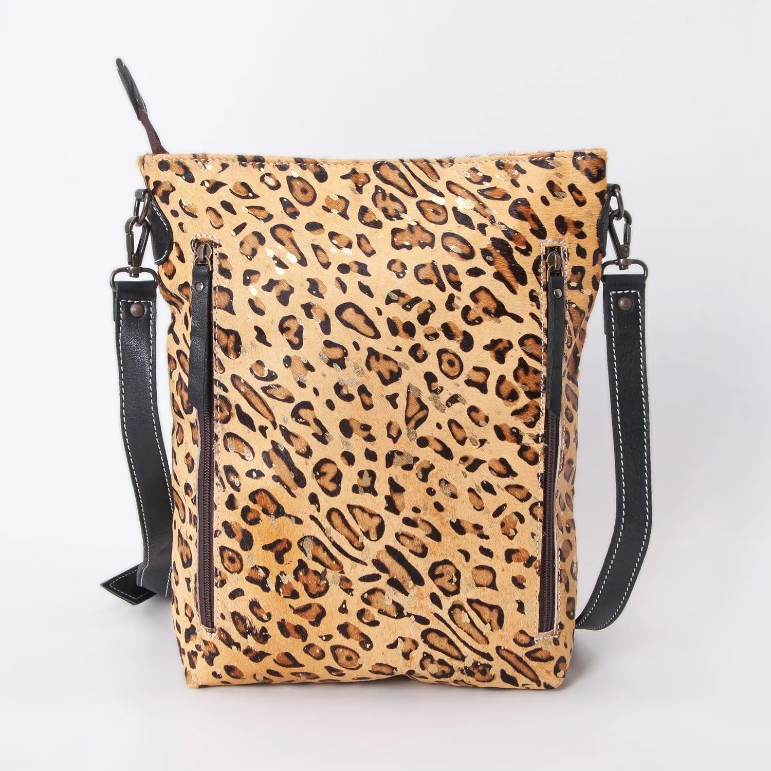 Women Natural Cowhide Leather Hand Bag With Adjustable Detachable Strap Leather Massenger Handbag