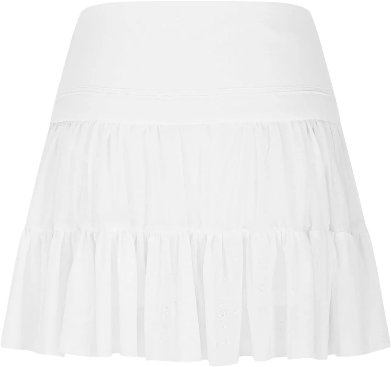 Women's Flowy Mini Skirts Skort High Waisted Pleated Ruffle Tennis Skirt for Summer Athletic Skater Golf Skirts