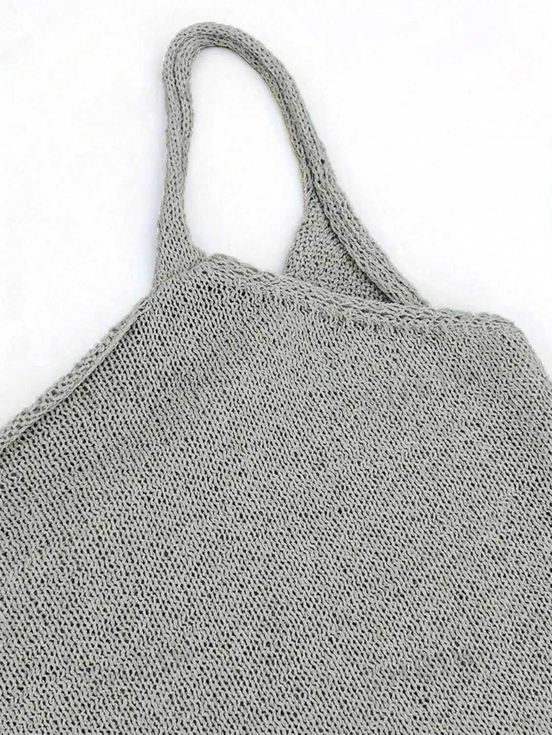 Women's Loose Beach Dress Sleeveless Pullover Sundress 2024 Commuter Sling Sweater in