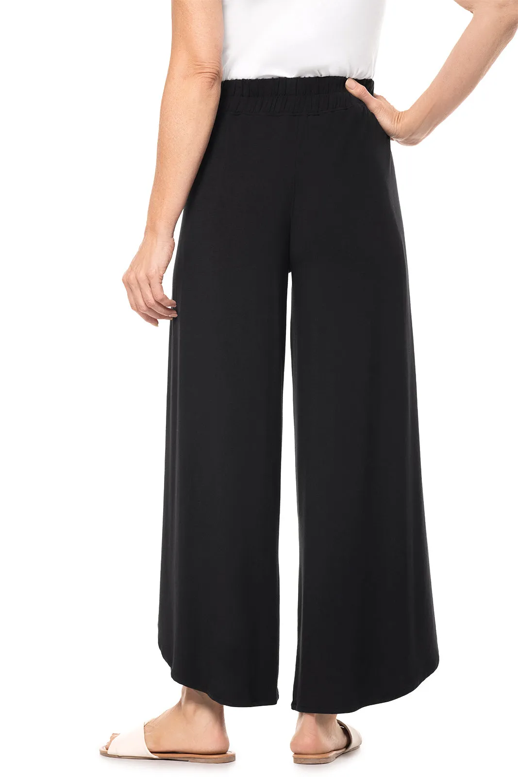 Women's Lynsu Wide Leg Pants | Black