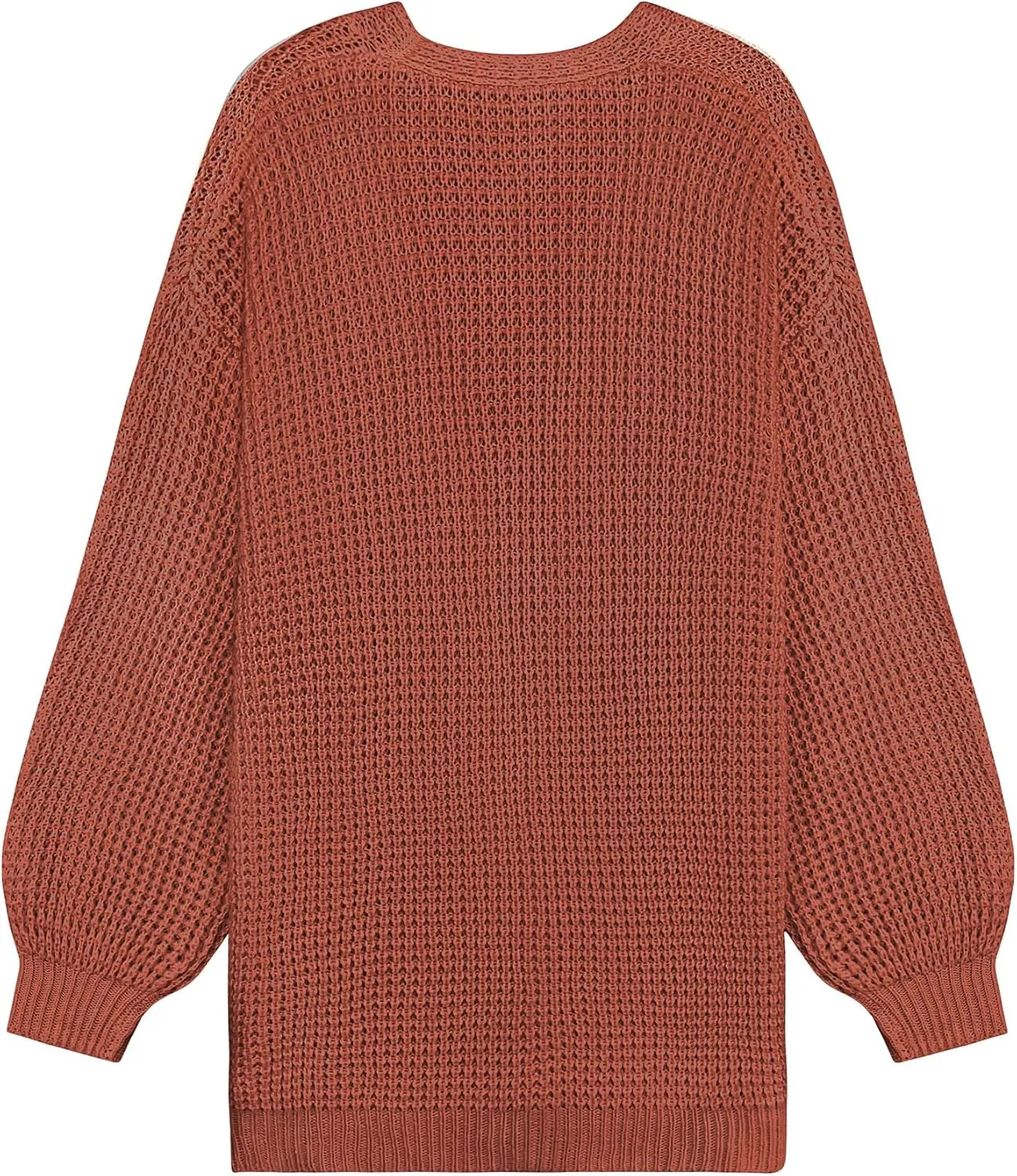 Womens Oversized Lightweight Waffle Knit Long Cardigan Spring 2025 Trendy Casual Outfits Open Front Duster Sweater