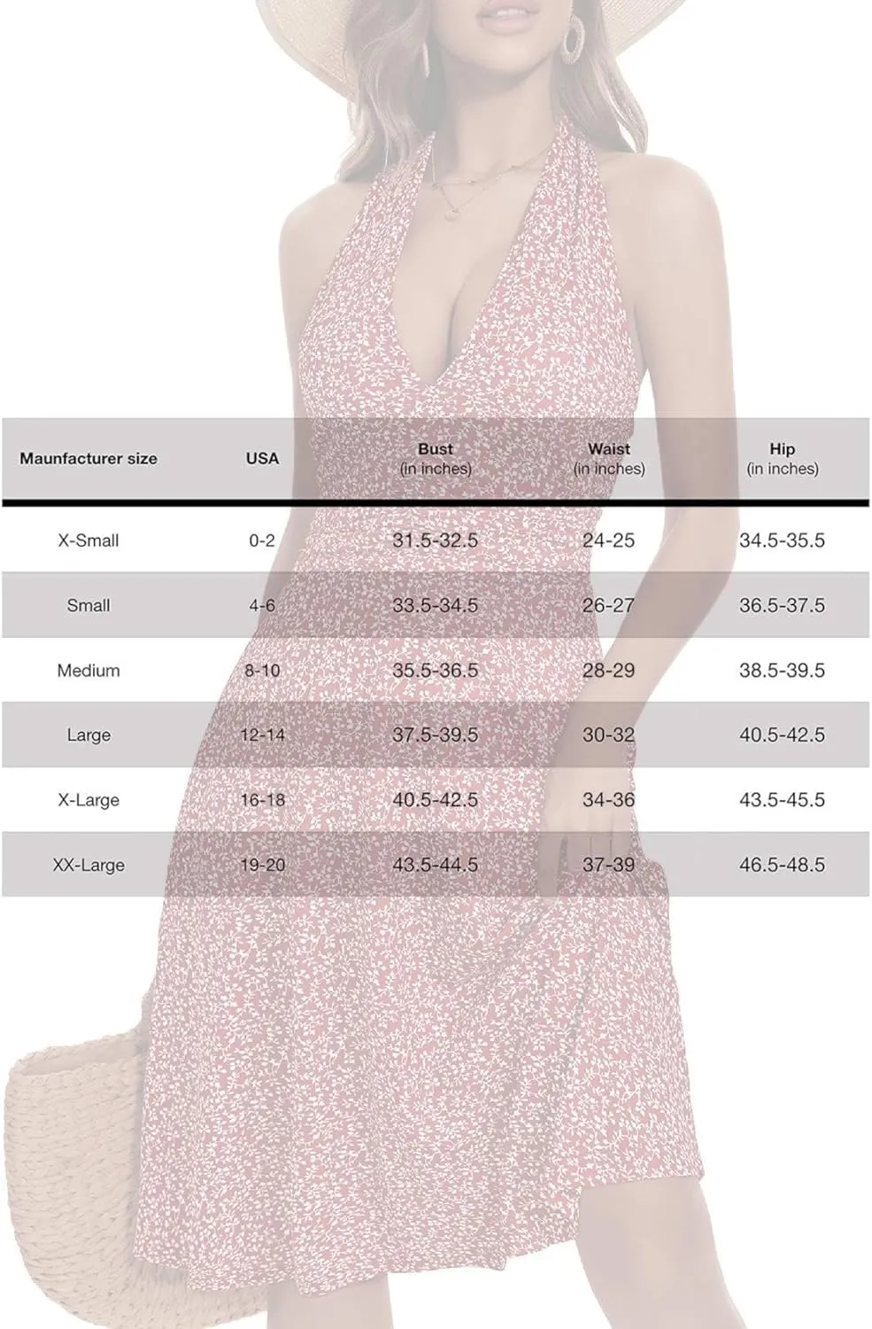 Women's Summer Sundress Sleeveless Halter Neck Spring 2025 Floral with Pocket Elastic Waist Ruffle Mini Dresses