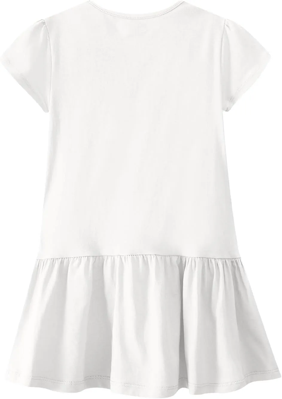 Womens Summer T Shirt Dress Casual Short Sleeve Ruffle Hem Crewneck Loose Mini Dresses Dress for Women Party