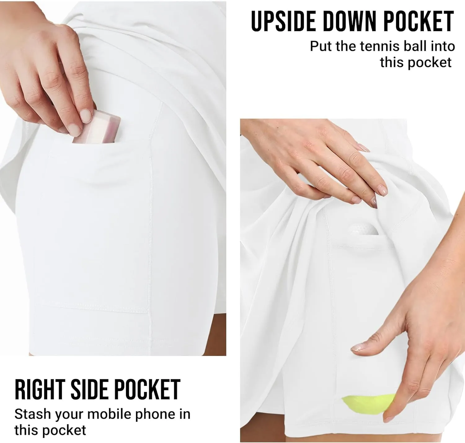 Womens Workout Tennis Dress with Built in Shorts and Bra Athletic Golf Activewear for Exercise