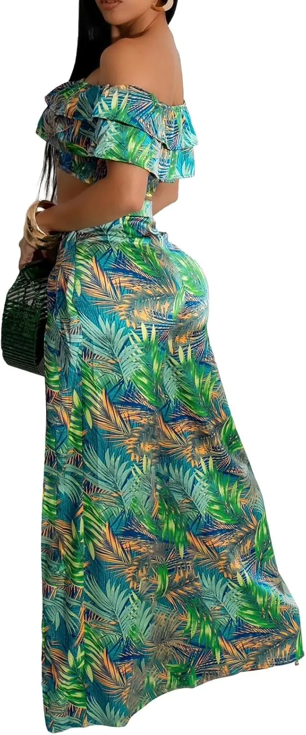 Xinlees Women's Swimsuit Cover Up Summer Beach Wrap Skirt Swimwear Bikini 2 Pieces Cover-ups