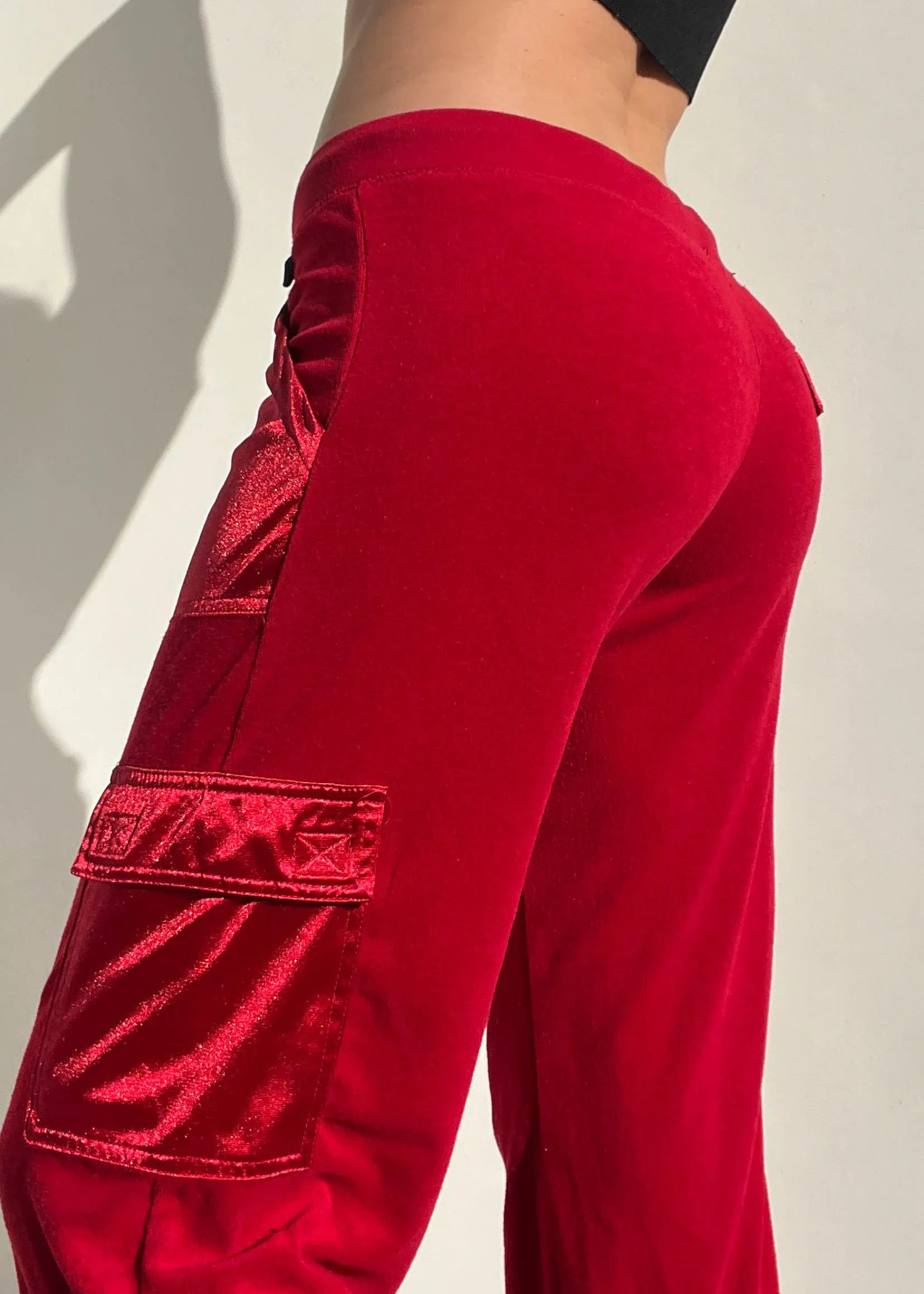 Y2k Red BCBG Track Pants (M)