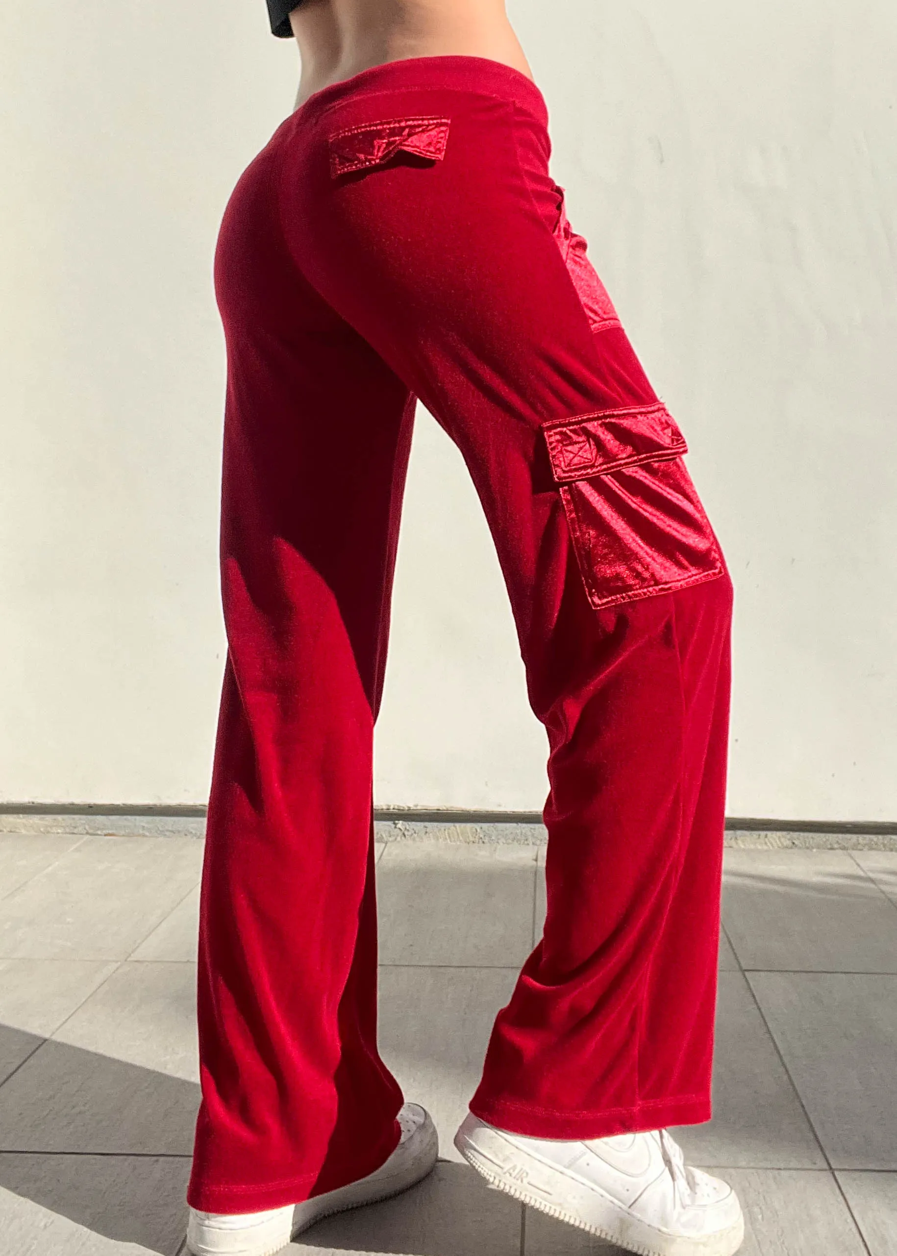 Y2k Red BCBG Track Pants (M)
